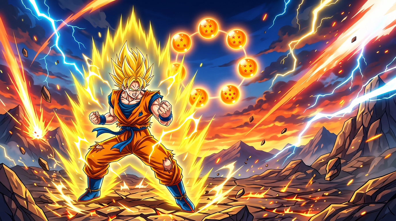 Collection inspiree de l'univers Dragon Ball Z
