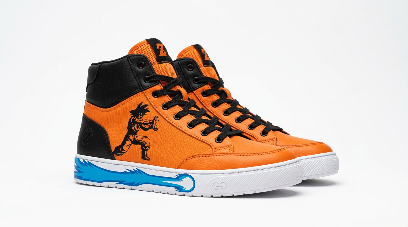 Sneakers aux couleurs de Dragon Ball Z